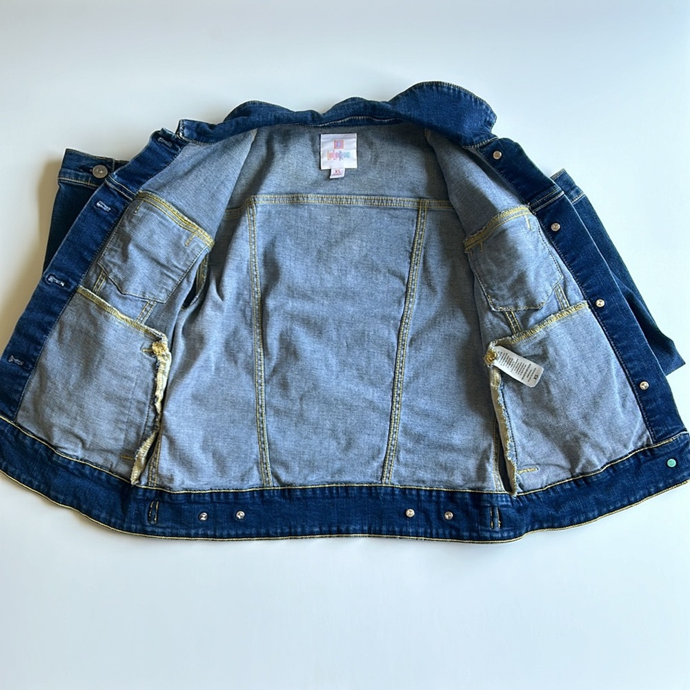 LuLaRoe Denim Harvey Jacket - Sz XS - Picture 5 of 6